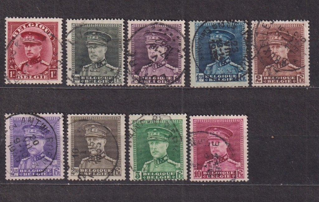 Belgique 1931 Albert I avec casquette oblitérés, Timbres & Monnaies, Oblitéré, Affranchi, Maison royale, Envoi