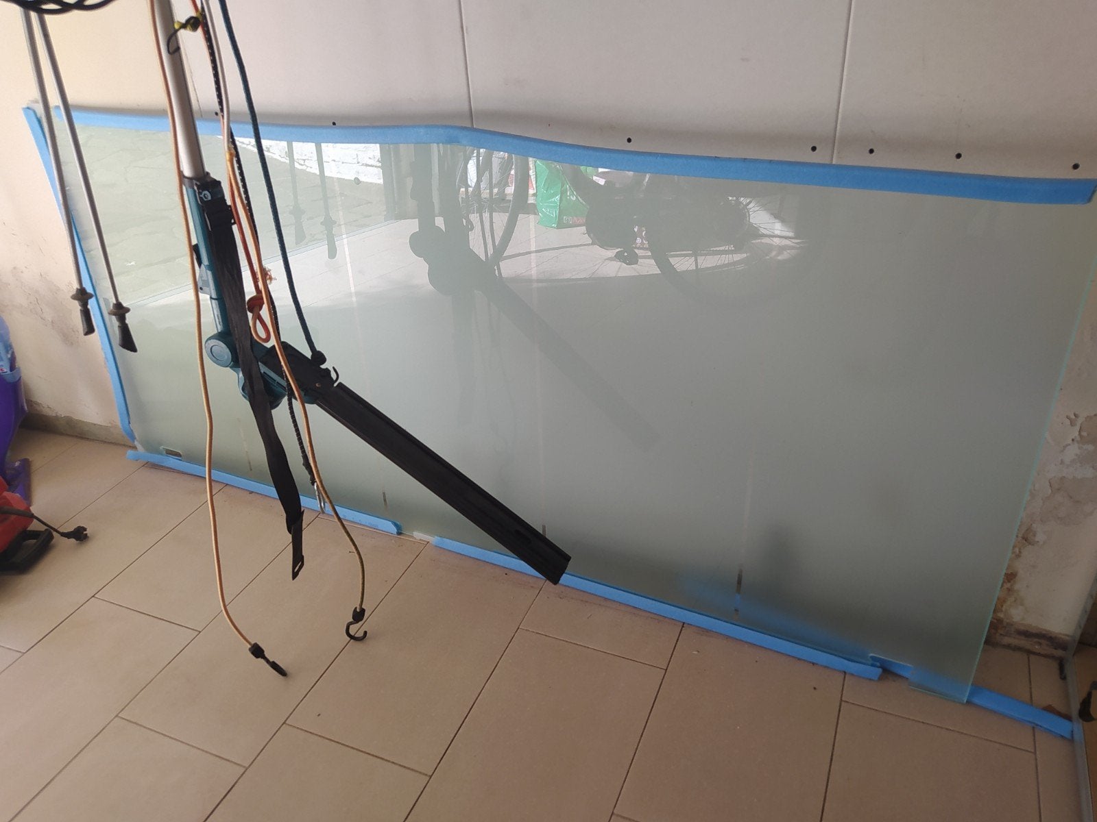 Matglazen binnendeur 201,5 x 88 cm NIEUW. GRATIS!, Neuf, Porte intérieure, Verre, Enlèvement