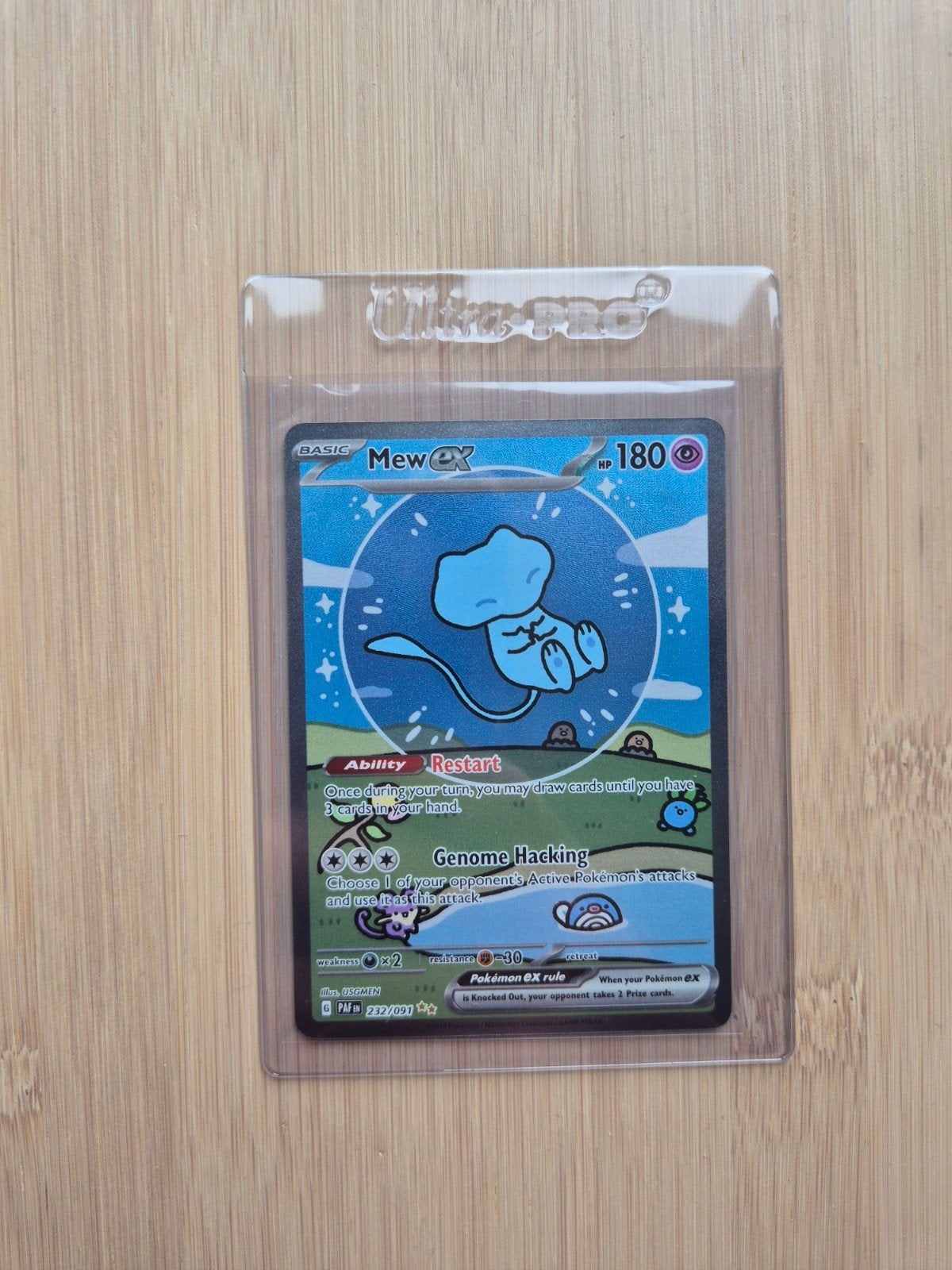 Bubble Mew - Mew EX, Hobby en Vrije tijd, Ophalen of Verzenden, Nieuw, Losse kaart, Foil