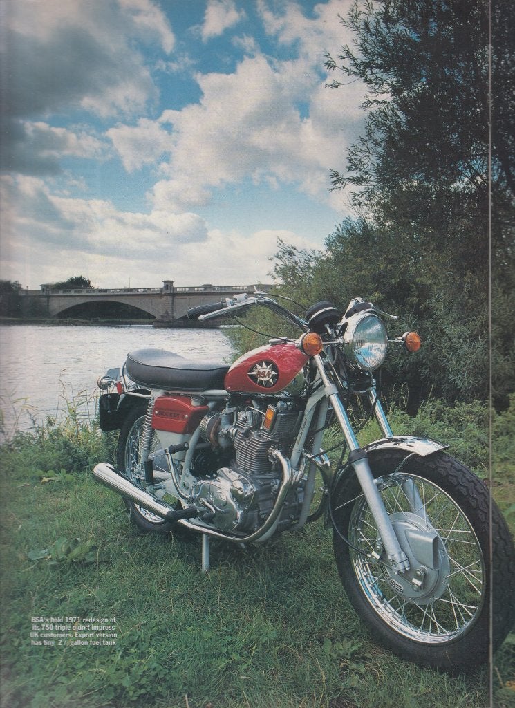 1971 Moto BSA 750 Rocket 3 collection, Verzenden, Gelezen