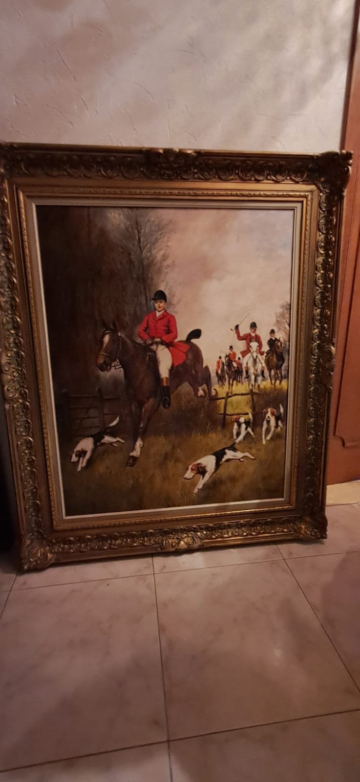 Peinture, Enlèvement, Classique, Peint à la main, Animaux