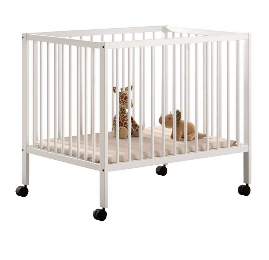 A DONNER PERICLES Parc bébé sur roulettes + matelas, Enfants & Bébés, Enlèvement, Utilisé, Carré, Roulettes