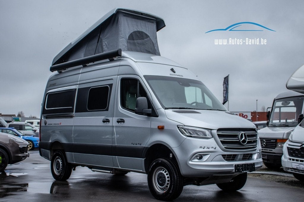 Hymer Grand Canyon S 4X4 Sprinter 419 CDI 4 Slaappl., Caravans en Kamperen, Mobilhomes, Automaat, ABS, Luifel, Koelkast
