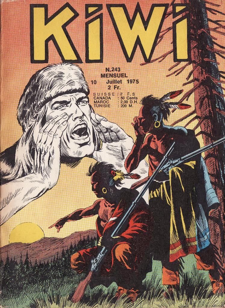 KIWI N. 243 mensuel pour les jeunes 1975, Une BD, Enlèvement ou Envoi, Utilisé