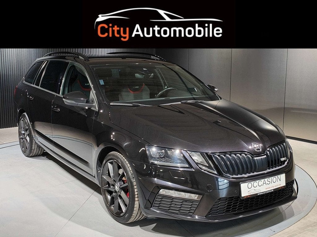Skoda Octavia Combi RS 2.0 TDI DSG 4X4 CARPLAY GPS SIEGES CH, Achat, 1968 cm³, Noir, 5 portes