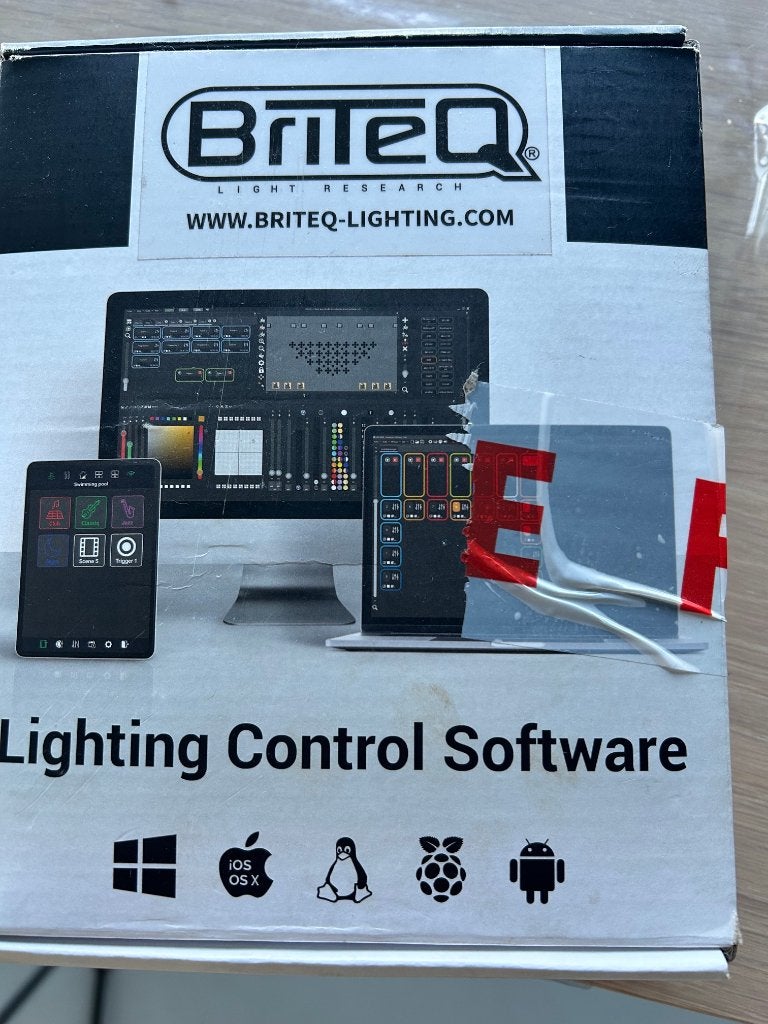 Briteq, Enlèvement ou Envoi, Comme neuf, Lumières, Commande sonore