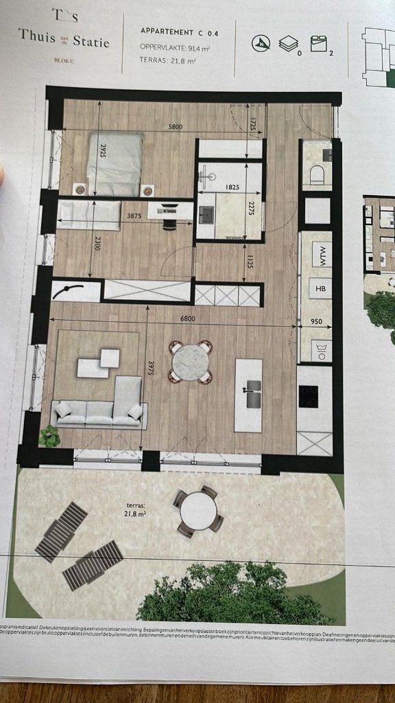 Appartement 1 te huur Deinze, Immo, Appartementen en Studio's te huur, Provincie Oost-Vlaanderen, 50 m² of meer