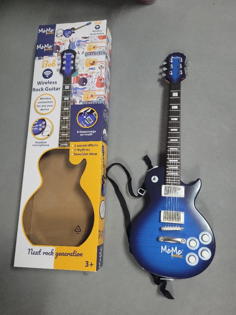 Elektrische kinder gitaar, Ophalen of Verzenden, Zo goed als nieuw, Met geluid