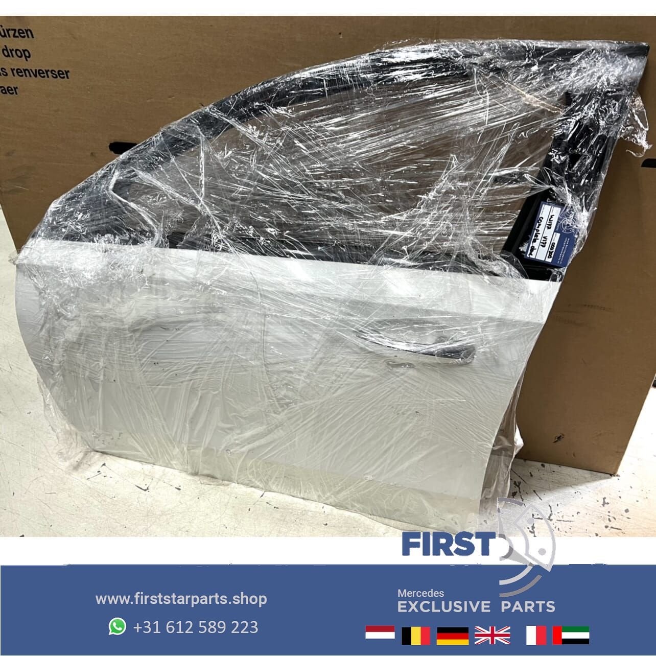 W177 DEUR COMPLEET PORTIER WIT LINKS VOOR Mercedes A Klasse, Gebruikt, -, Deur, Voor