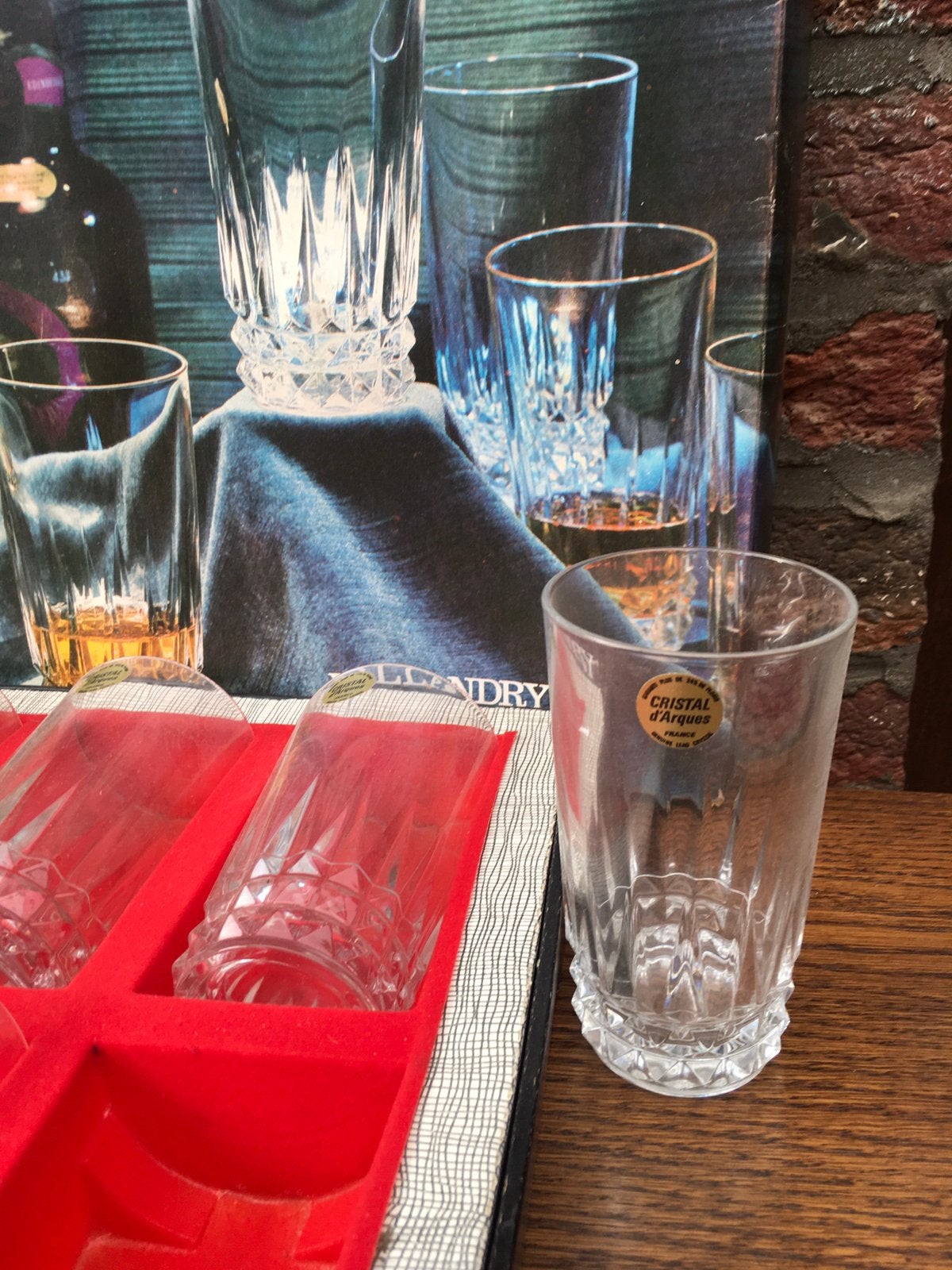 Verres cristal d’arques, Antiquités & Art, Enlèvement