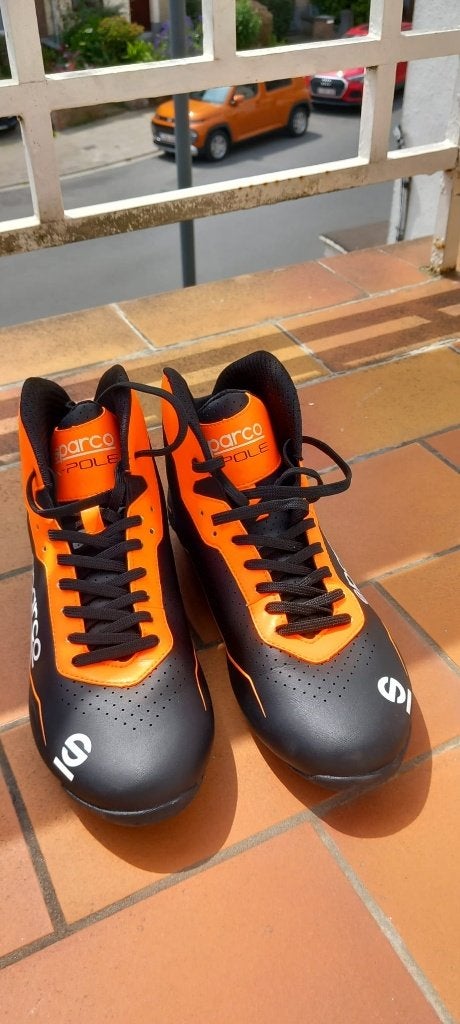 Chaussures Sparco Karting Pole 2020 taille 39, Sport en Fitness, Karting, Ophalen of Verzenden, Zo goed als nieuw, Kleding of Schoenen