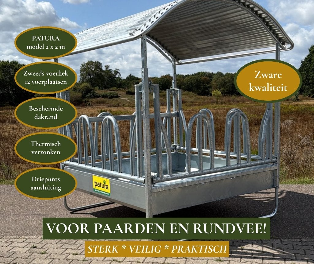 Voerplaats, Hooiruif, Hayfeeder, Dieren en Toebehoren, Opfok, 4 paarden of pony's of meer