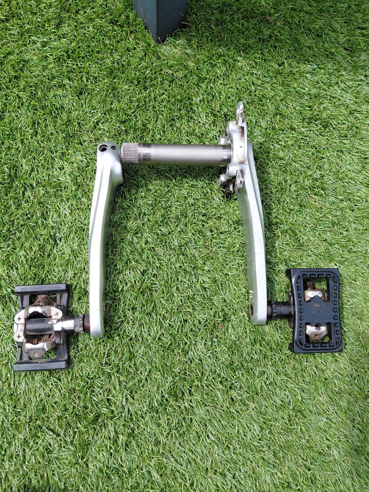 Trapas shimano xt deore, Fietsen en Brommers, Fietsonderdelen, Ophalen