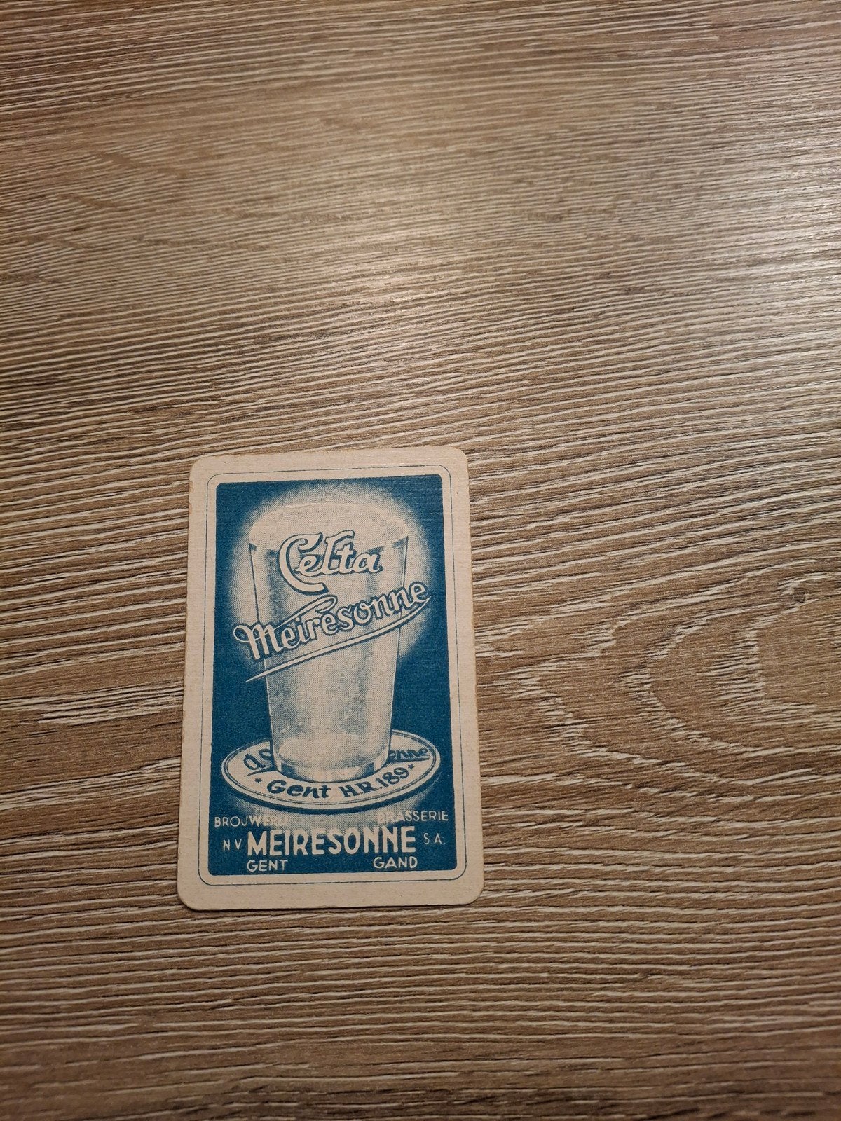 Oude speelkaart celta pils meiresonne, Enlèvement ou Envoi