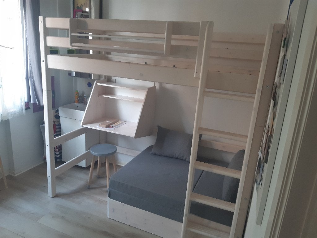 Lit mezzanine, Ophalen, Zo goed als nieuw, Hoogslaper