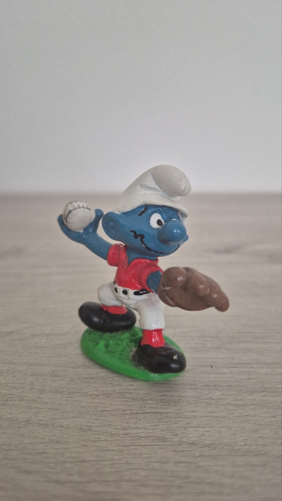 Smurf Baseball - ZELDZAAM, Verzamelen, Ophalen of Verzenden, Zo goed als nieuw, Overige Smurfen, Poppetje, Figuurtje of Knuffel