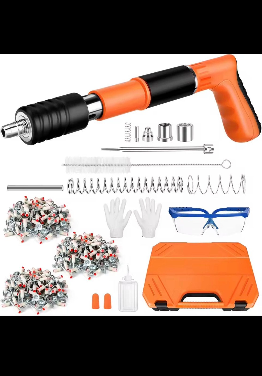 Nieuw gadgetsSpijkerpistool volleidg set met koffer!, Doe-het-zelf en Bouw, Gereedschap | Handgereedschap, Nieuw, Ophalen
