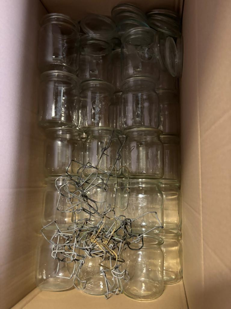 30 weckpotten sterilizeerpotten inmaakpotten, Voorraadpot, Ophalen, Gebruikt, Glas