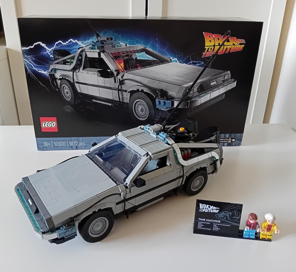 Lego Icons 10300 Back to the Future tijdmachine, Kinderen en Baby's, Speelgoed | Duplo en Lego, Ophalen, Zo goed als nieuw, Complete set
