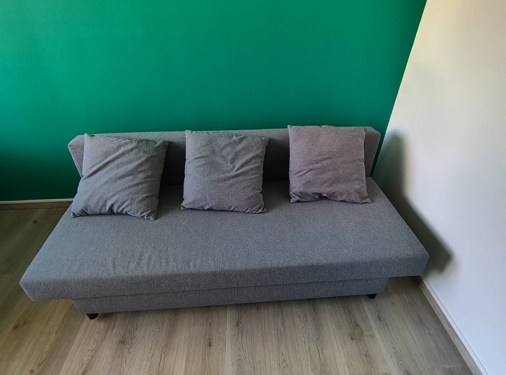 IKEA zetelbed slaapbank, Ophalen, Gebruikt, 190 cm of minder, Twijfelaar