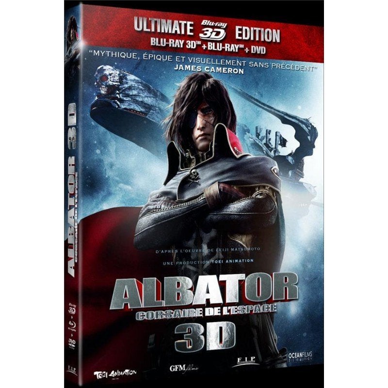 Albator, Corsaire de l'espace (Édition 3D + Blu-Ray + DVD), CD & DVD, Film, Français, Science-Fiction et Fantasy, Neuf, dans son emballage