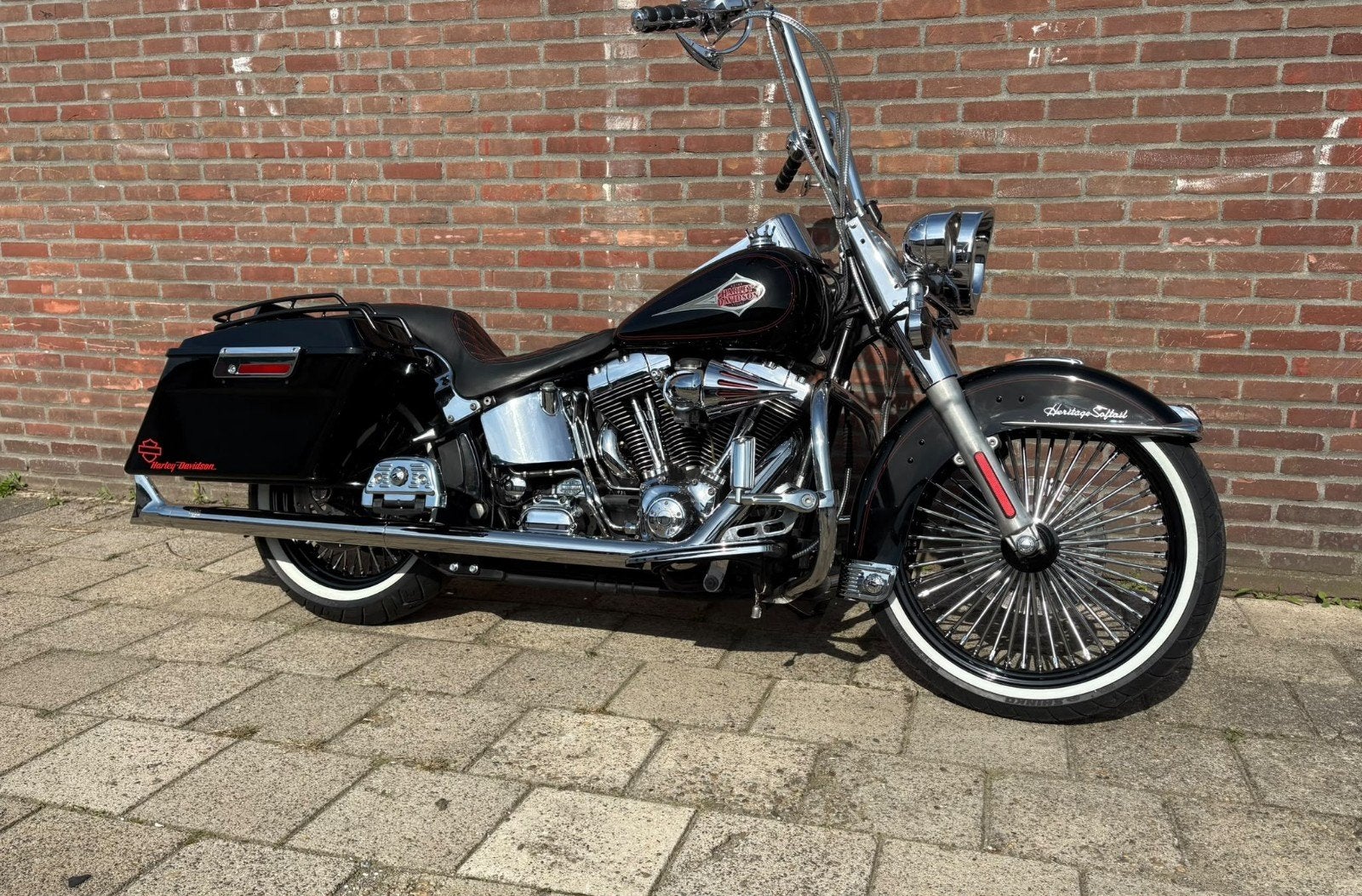 big spoke wielen harley hd fatspoke nieuw, Ophalen