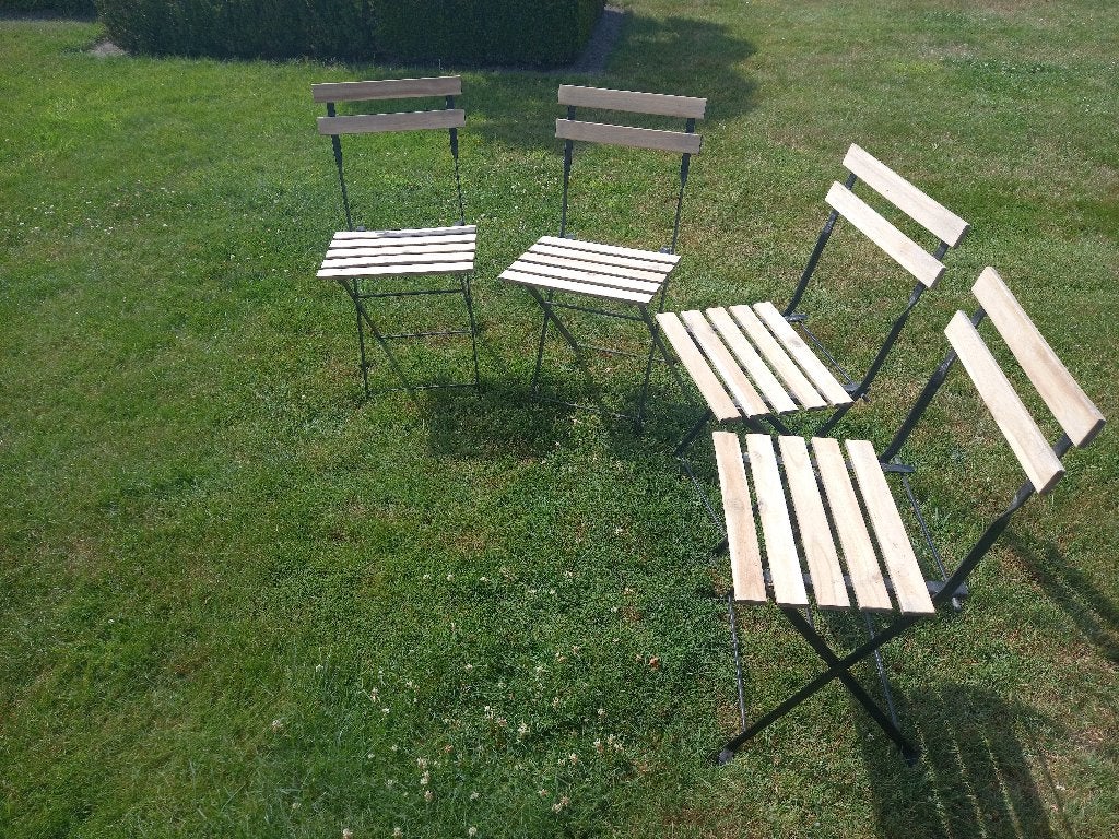 klapstoelen, Tuin en Terras, Ophalen, Zo goed als nieuw, Metaal, Inklapbaar