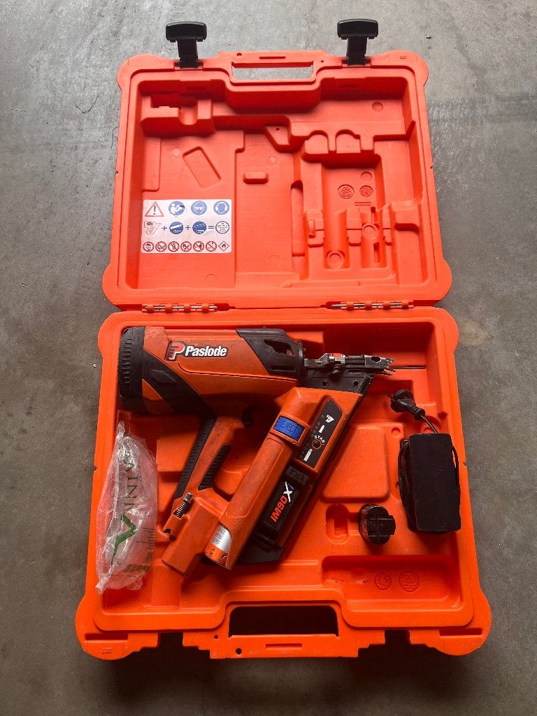 Paslode im90xi, Doe-het-zelf en Bouw, Gereedschap | Handgereedschap, Ophalen, Gebruikt, Overige merken