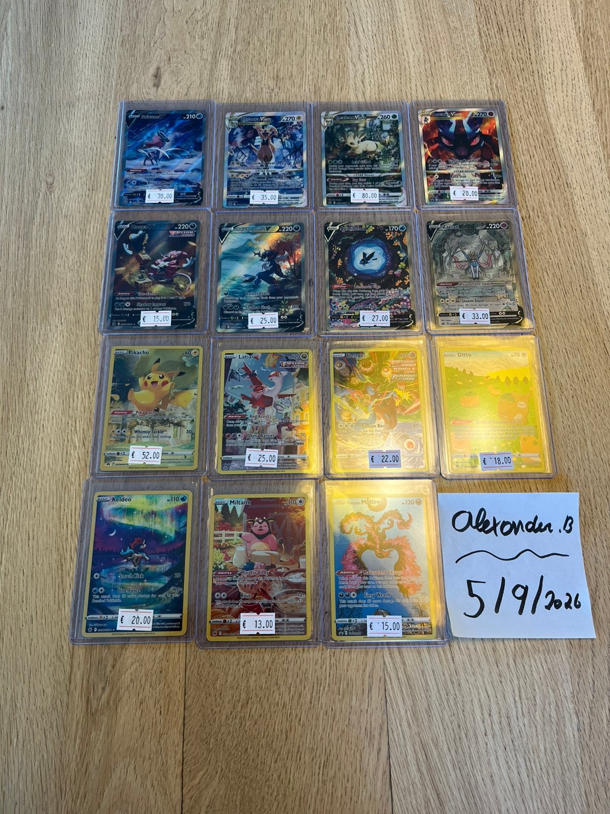 Pokemon kaarten van: Crown zenith, Enlèvement ou Envoi, Comme neuf