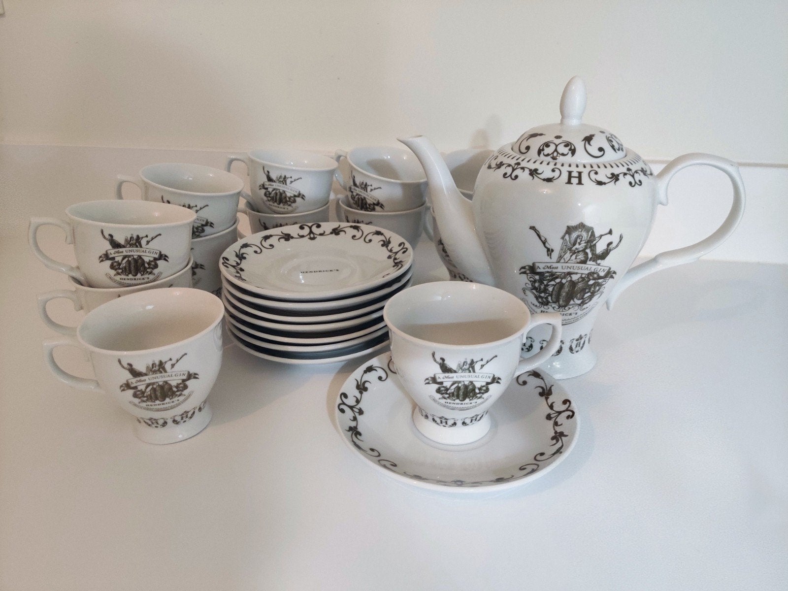 Originele Hendrick's Gin theeservies, Ophalen of Verzenden