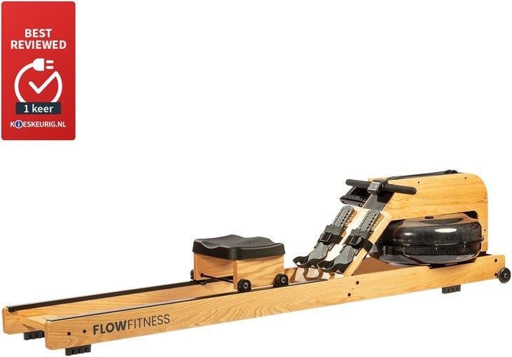 Rameur Flow Fitness Perform W9i en chêne, Enlèvement, Neuf
