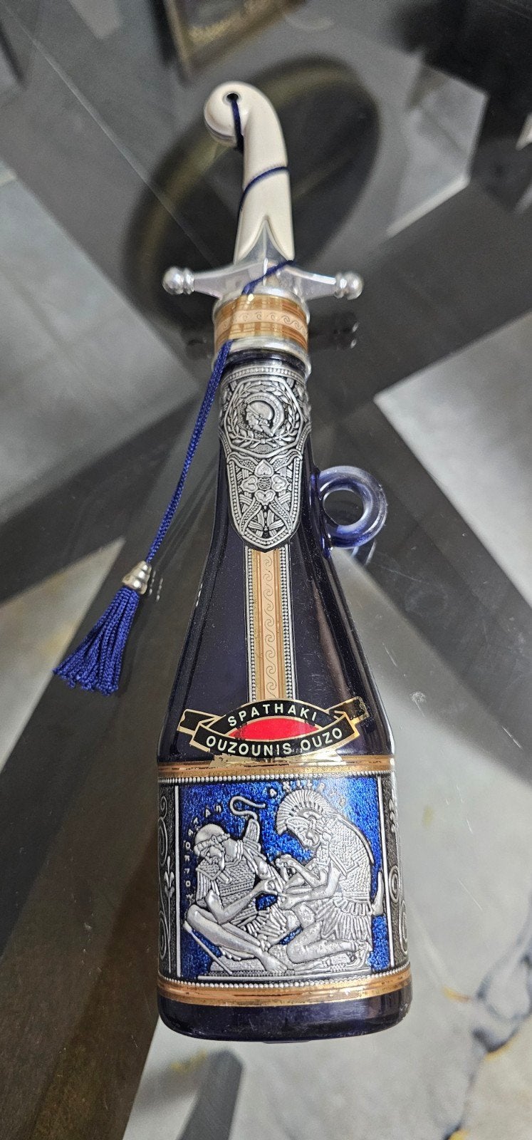 Objet de collection — Ouzo Ouzounis Spathaki grec — bouteill, Enlèvement