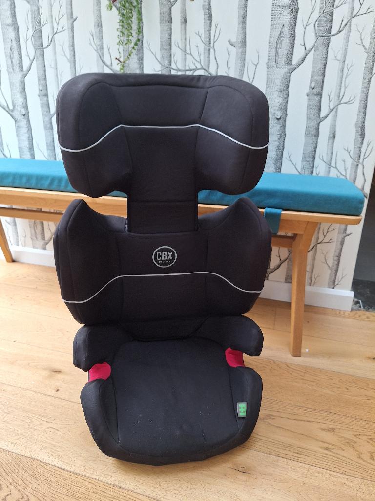 Autostoel Cybex zwart type 2-3, Kinderen en Baby's, Autostoeltjes, Gebruikt, 15 t/m 36 kg, Isofix, Verstelbare rugleuning