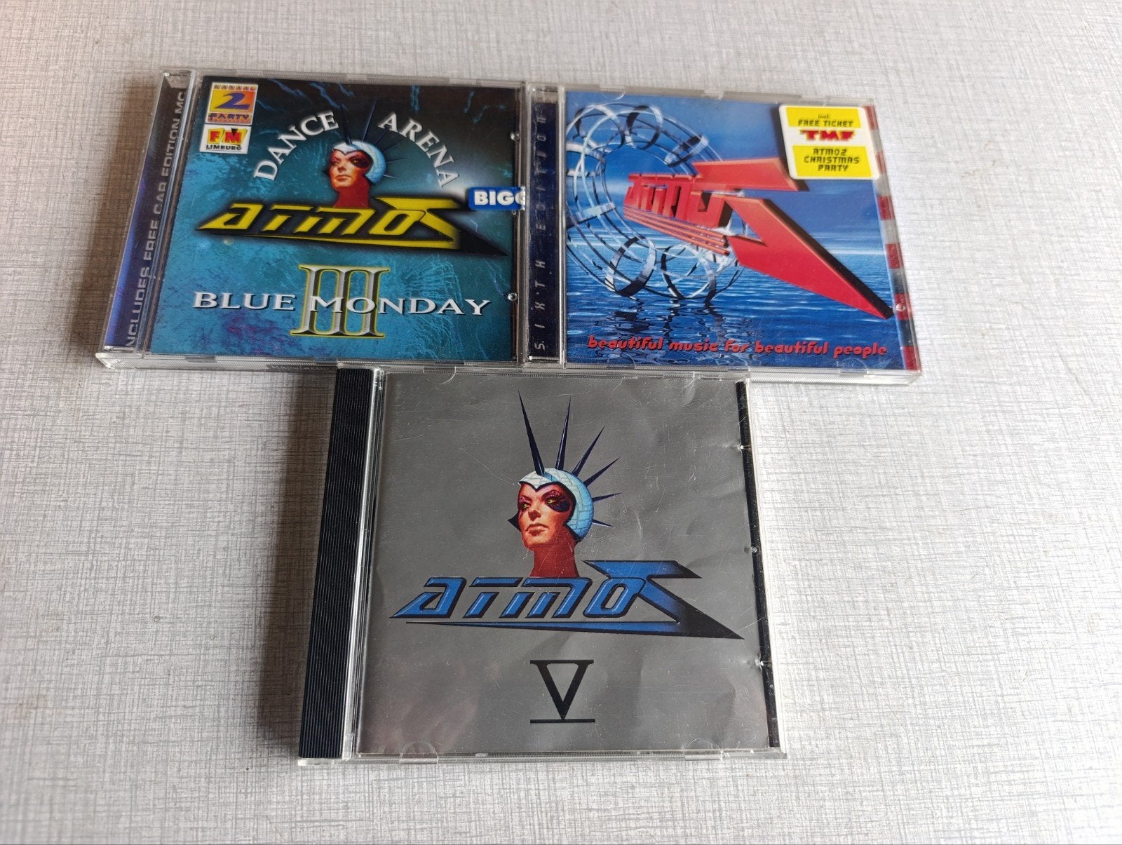 Cd's Atmoz discotheek, Ophalen of Verzenden