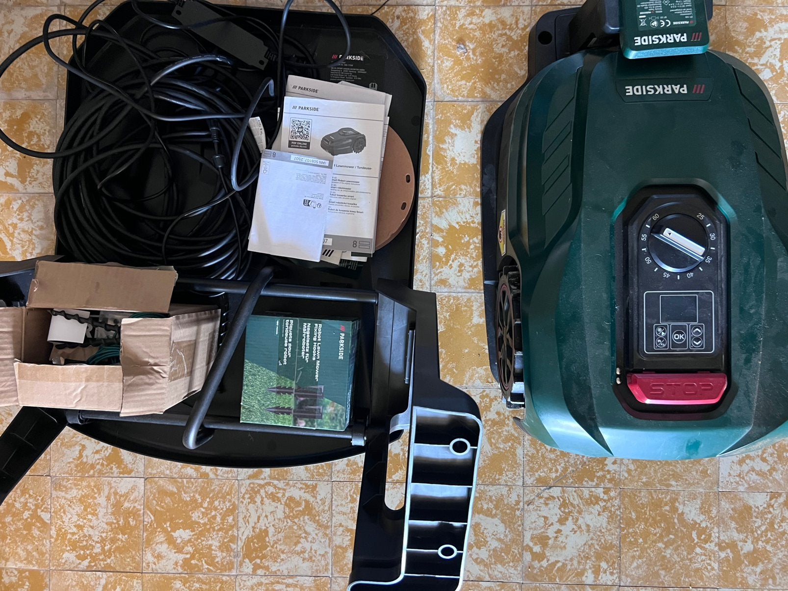 Parkside robotmaaier PAMRS750, Ophalen, Zo goed als nieuw