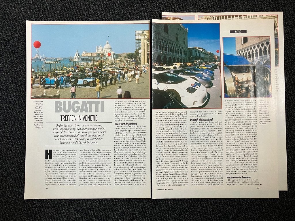 Artikel Bugatti treffen in Venetie, Ophalen of Verzenden, Zo goed als nieuw, Overige merken
