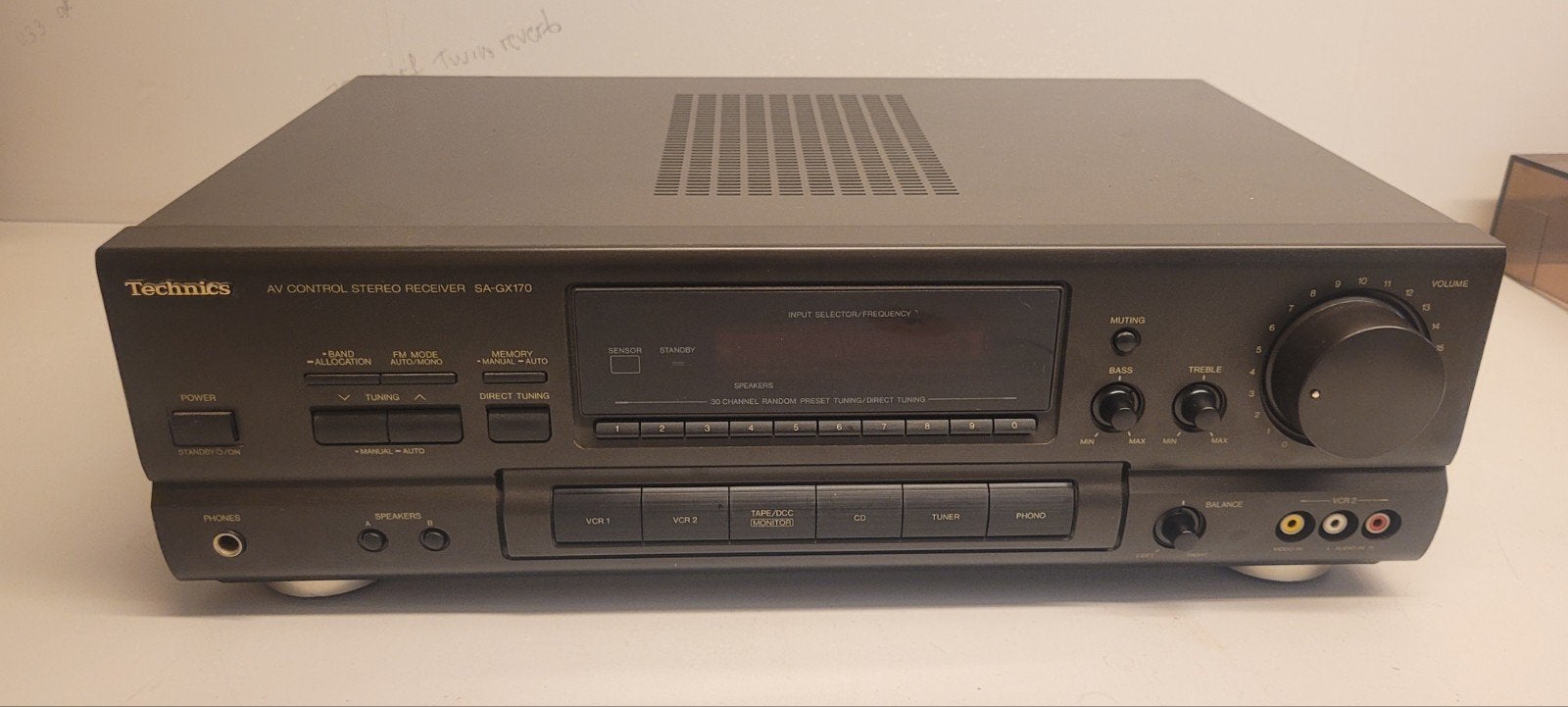 technics SAGX 170, Enlèvement