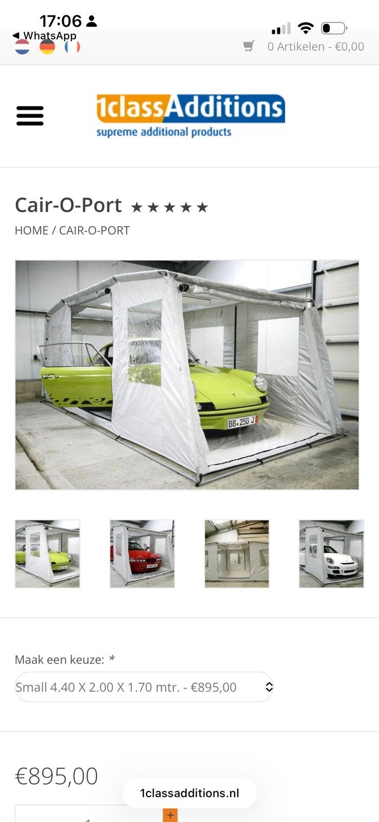 Cair-o-Port small, Enlèvement, Neuf