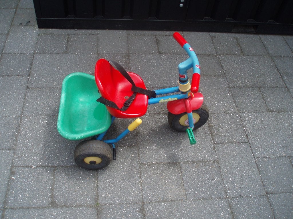 driewieler, Ophalen, Gebruikt, Duwstang