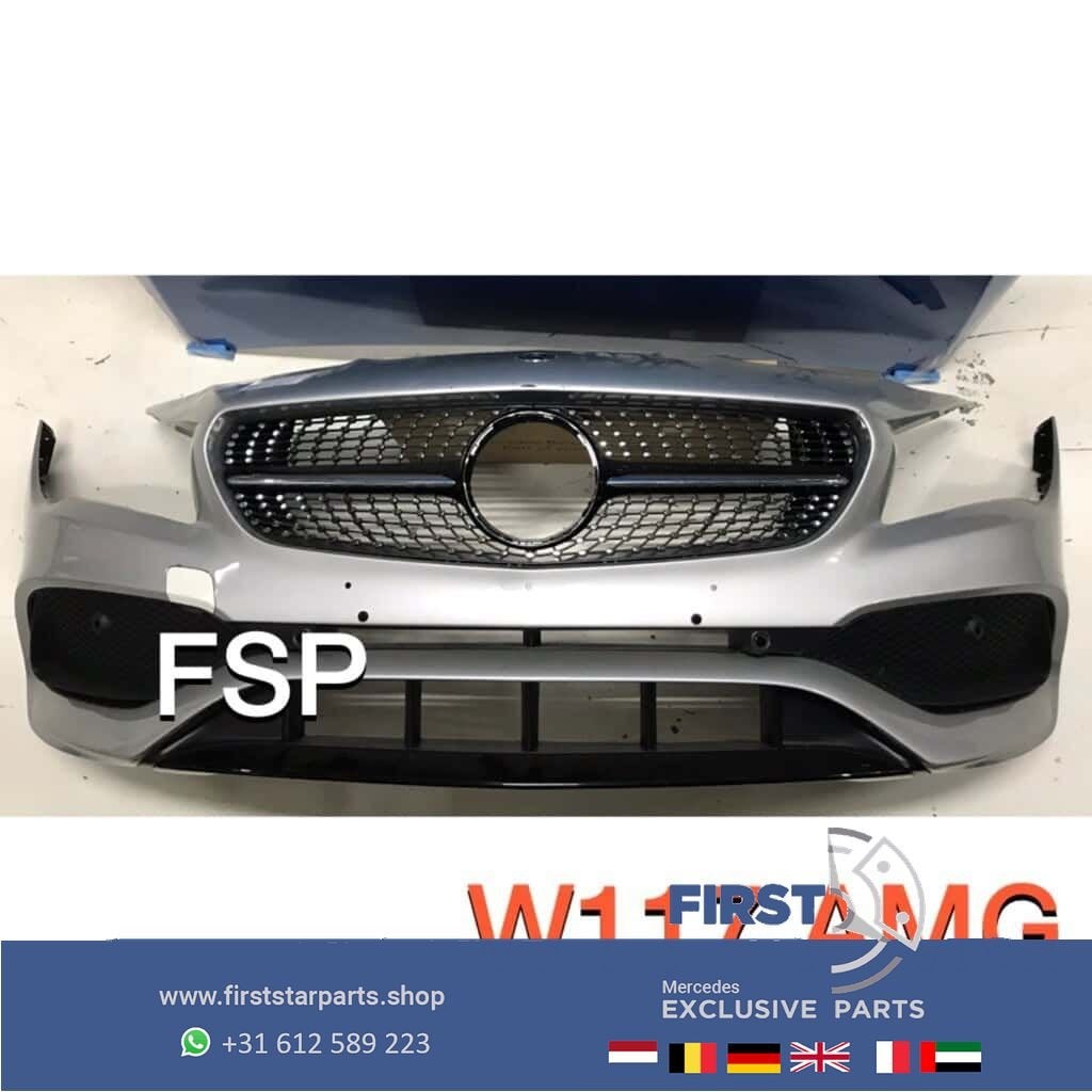 W117 CLA Facelift AMG Voorbumper compleet Mercedes bumper di, Gebruikt, -, Voor, Ophalen of Verzenden