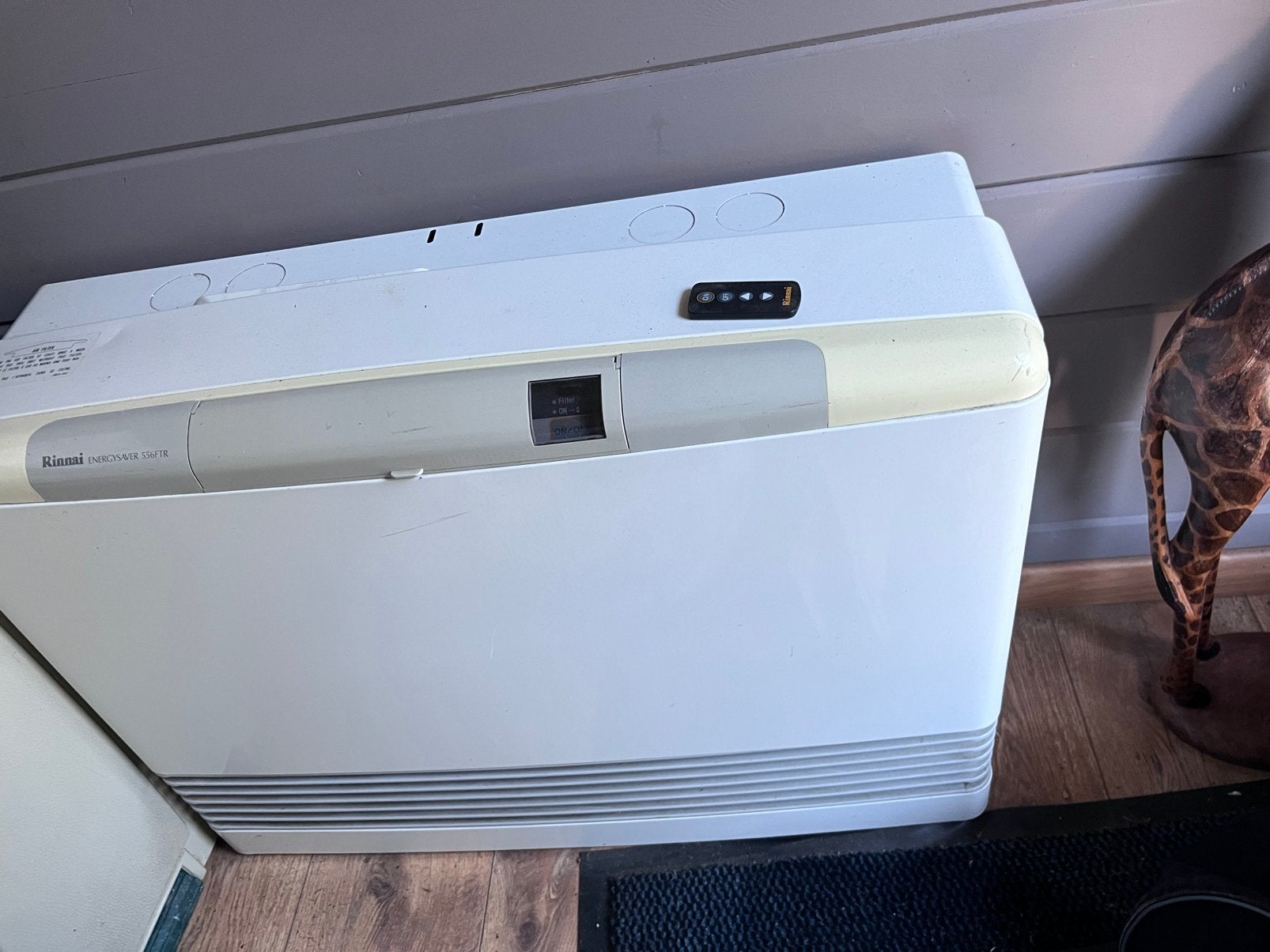 Rinnai Energysaver 556FTR propaangas kachel, Ophalen, Gebruikt, Vrijstaand