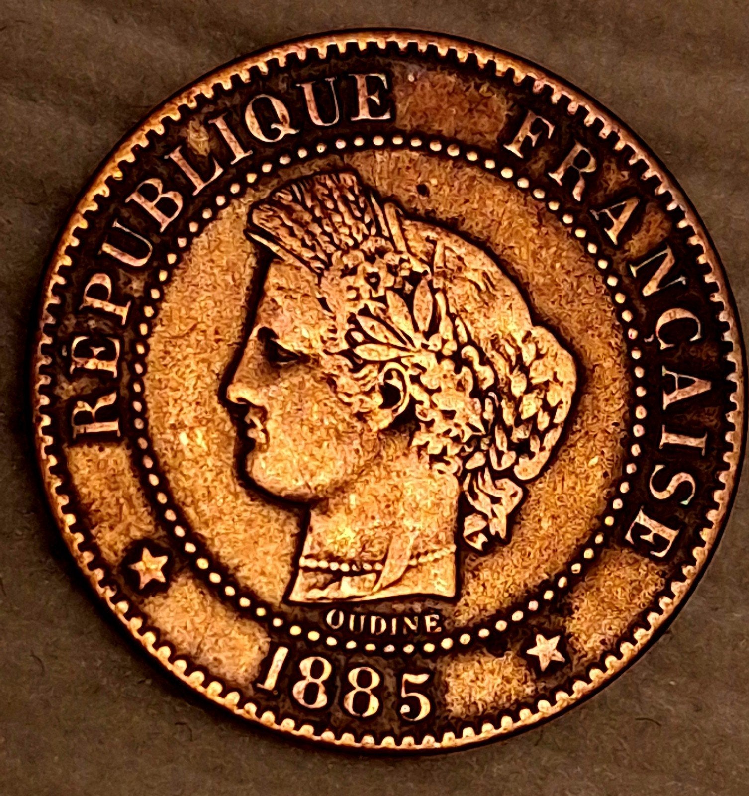 Pièce de musée : France 2 Centimes 1885 A — Cérès | Extreme, Envoi