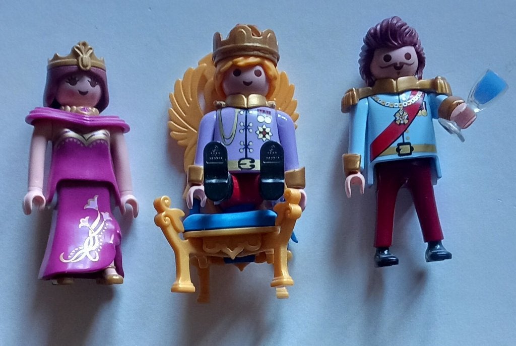 Playmobil – Roi, reine, prince et trône, Enlèvement ou Envoi, Comme neuf