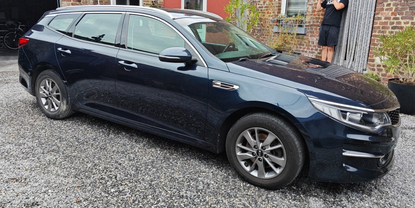 Kia Optima 1.7 Tdi break, Auto's, Blauw, Optima, Break, Particulier