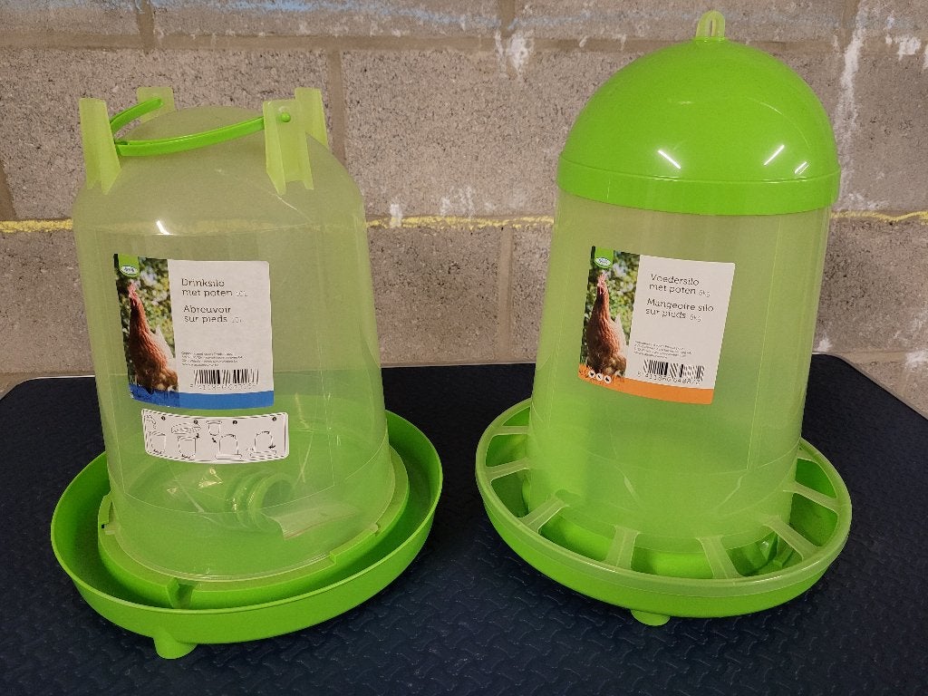 Drink-voedersilo voor kippen, Ophalen, Nieuw