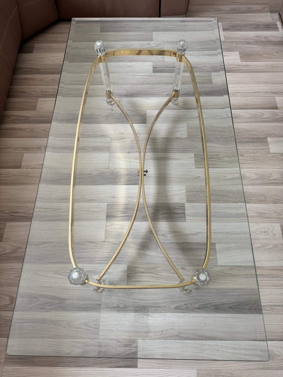 Table basse en verre, Enlèvement, Comme neuf, Verre