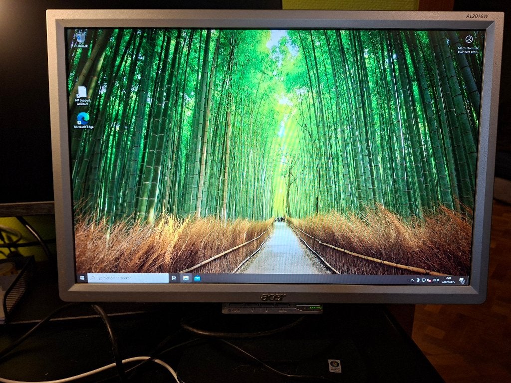 ACER AL2016W monitor, Computers en Software, Monitoren, Gebruikt, Ophalen of Verzenden, In hoogte verstelbaar, DVI