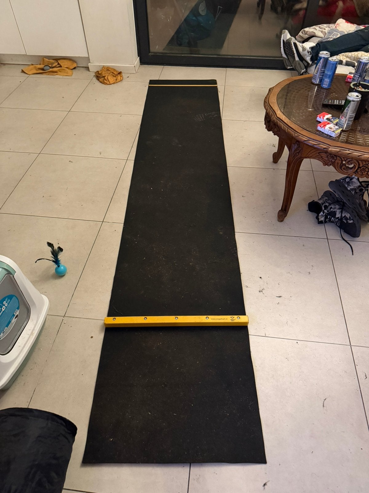 Darts mat, Sport en Fitness, Ophalen, Zo goed als nieuw
