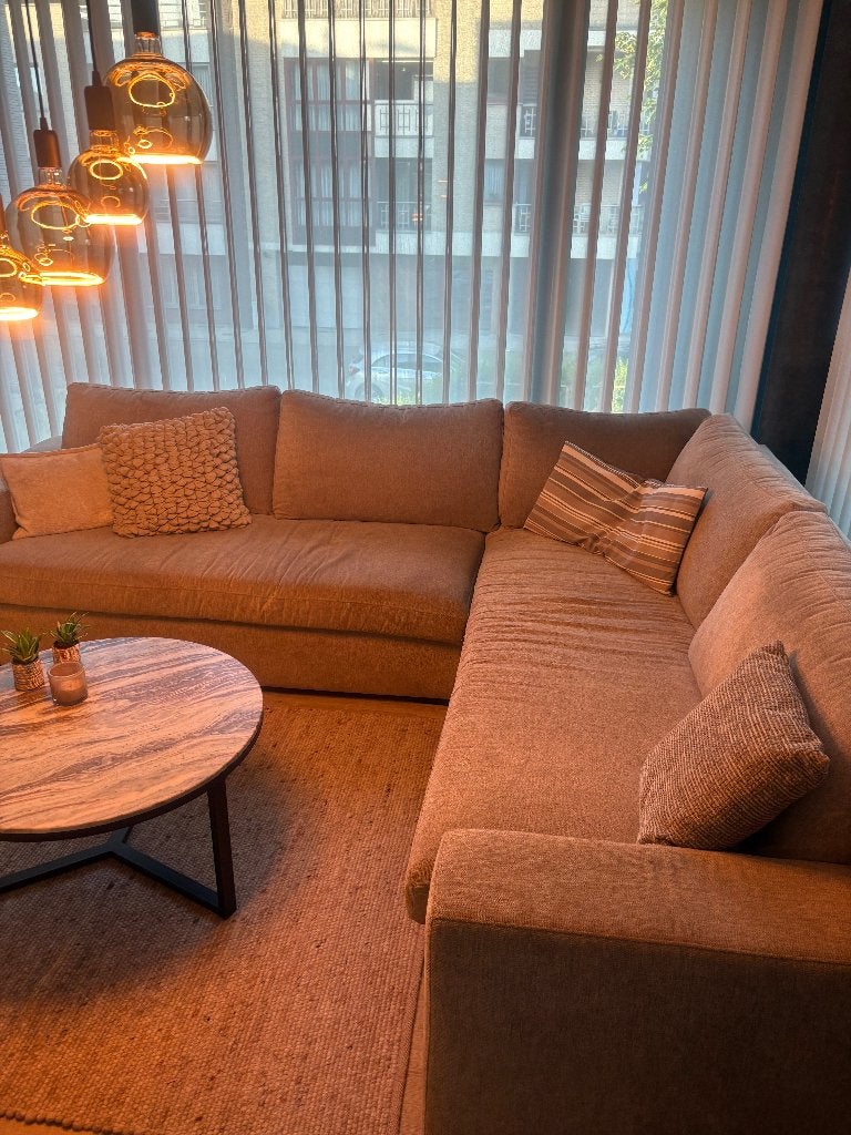 Hoeksalon in topstaat, Huis en Inrichting, Ophalen, Zo goed als nieuw, Stof, Modern