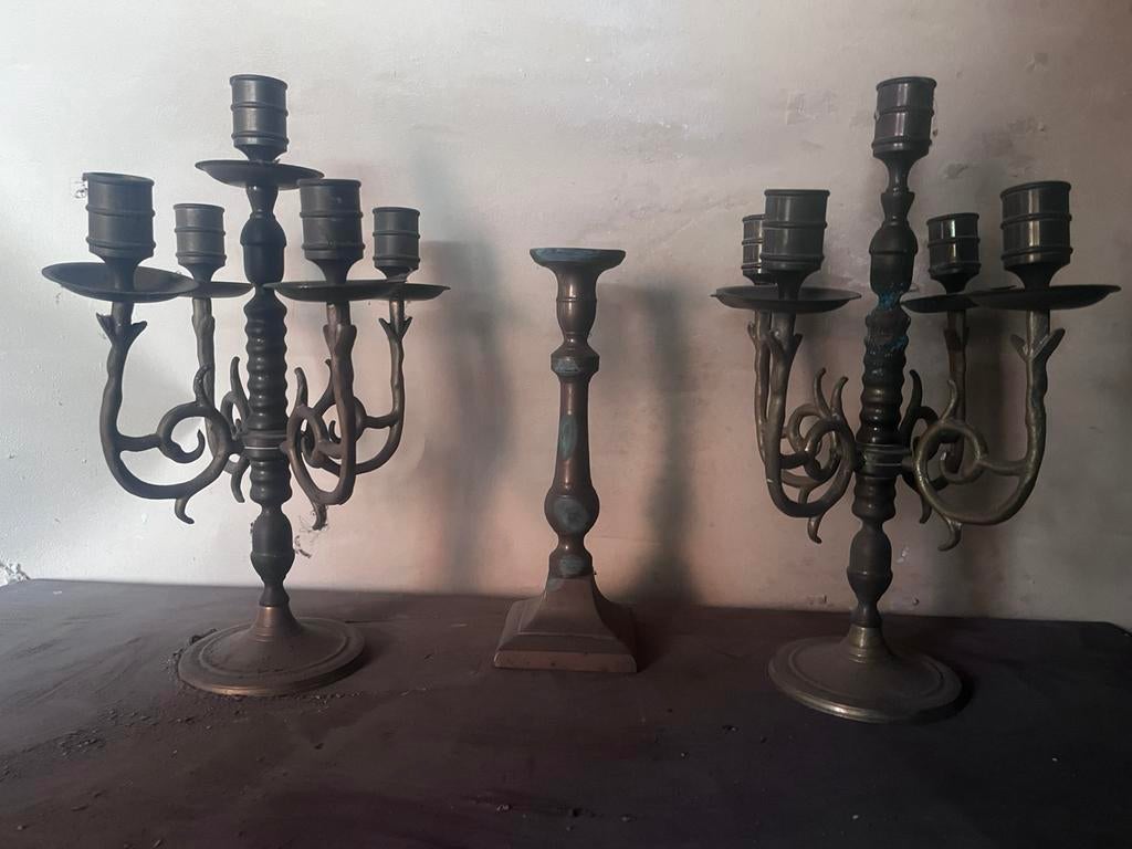Kanderlaars in koper, Antiek en Kunst, Ophalen, Koper of Brons